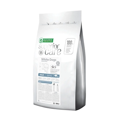 NATURES PROTECTION Superior Care Grain Free White Fish Adult Small Breeds 10kg/Opakowanie uszkodzone (2935) !!! 