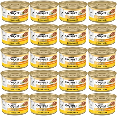 Purina Gourmet Gold Sauce Delight z kurczakiem 72x85g