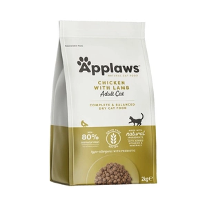 Applaws Adult Chicken with Extra Lamb Sucha Karma dla kota 2kg /Opakowanie uszkodzone (1640) !!!
