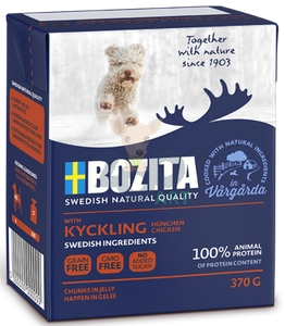 BOZITA Dog Junior:delikatny kurczak w galarecie 370g