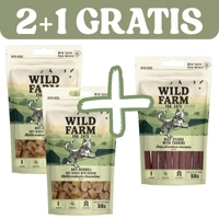 WILD FARM przysmaki dla kota 3x50g