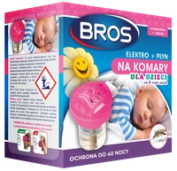 BROS - elektro+płyn na komary dla dzieci od 1 r.ż.