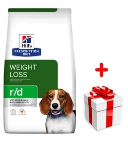 HILL'S PD Prescription Diet Canine r/d 10kg  + niespodzianka dla psa GRATIS!