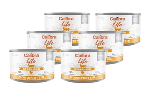 CALIBRA Cat Life Sterilised Turkey 6x200g
