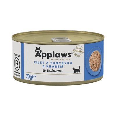 Applaws Cat Tuńczyk z krabem 70g PUSZKA