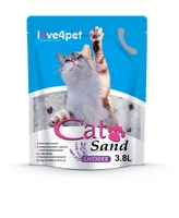 Żwirek Silikonowy dla Kota Cat Sand Lavender 3,8l 1,5 kg / Opakowanie uszkodzone (2186)