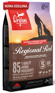 ORIJEN Regional Red Dog 6kg Opakowanie uszkodzone (5908,794) !!!