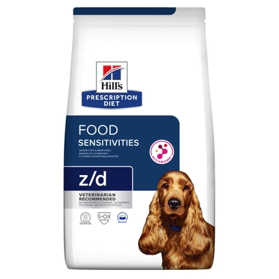 HILL'S PD Prescription Diet Canine z/d Food Sensitivities 10kg/Opakowanie uszkodzone (3150,2830,2599,3372,3786,3824)