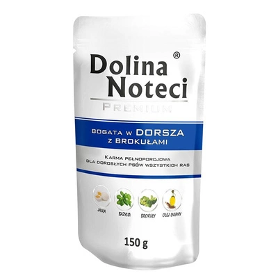 Dolina Noteci Premium Dorsz z brokułami 10x150g