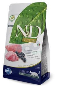 Farmina N&D Prime feline LAMB & BLUEBERRY ADULT 5kg opakowanie uszkodzone (2315)