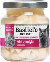 Basttet'o Holistic filet z indyka w galerecie dla kotów sterylizowanych 130g