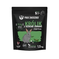 Paka Zwierzaka -Karma sucha SH Królik i dzikie zioła PUPPY 1,5 kg