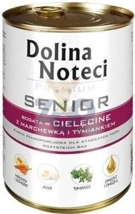 Dolina Noteci PREMIUM Senior bogata w cielecinę, marchew i tymianek 400g