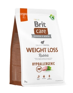 BRIT CARE Dog Hypoallergenic Weight Loss Rabbit 3kg\ Opakowanie uszkodzone (2251) !!!