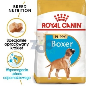 ROYAL CANIN Boxer Puppy 11,3 kg karma sucha dla szczeniąt do 15 miesiąca, rasy bokser opakowanie uszkodzone (3686)