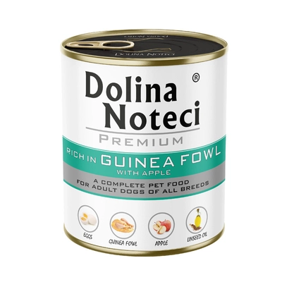 Dolina Noteci PREMIUM bogata w perliczkę z jabłkiem 800g