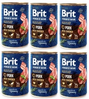 Brit Premium by Nature Pork with Trachea 6x400g