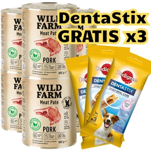 WILD FARM Pate Pork 6x800g bezglutenowa karma dla psa