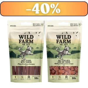 WILD FARM Przysmaki dla kota 2x50g
