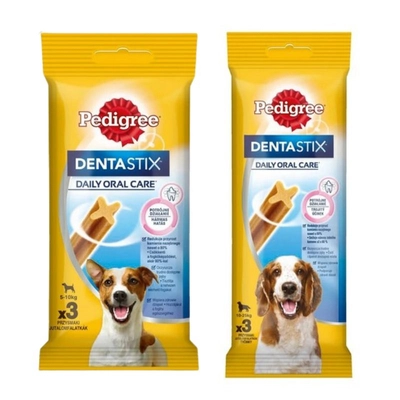 PEDIGREE DentaStix przysmak dentystyczny dla psów 45/77g (rozmiar wysyłany losowo)