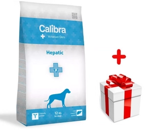 Calibra Veterinary Diets Dog Hepatic 12kg + Niespodzianka dla psa GRATIS