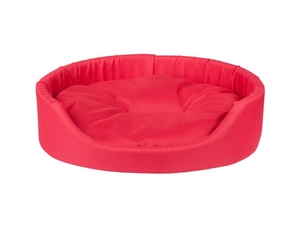 AMIPLAY- Legowisko owalne Basic czerwone - XL