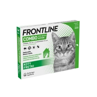 FRONTLINE Combo Spot-On koty pipeta (3x0,5ml) + Szczotka do wyczesywania kota GRATIS!