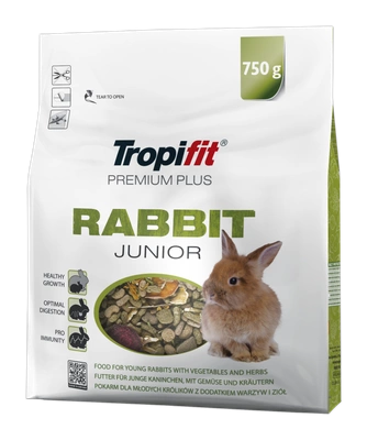 TROPIFIT Premium Plus RABBIT JUNIOR 750g - dla królika