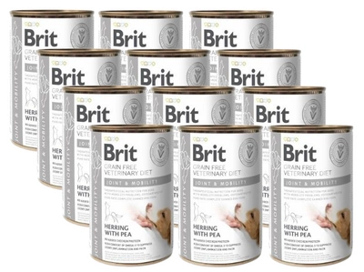 BRIT GF Veterinary Diets Dog Joint &Mobility 12x400g-karma mokra dla psa