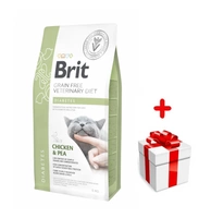 Brit gf veterinary diets cat diabetes 2kg + niespodzianka dla kota GRATIS!