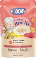 MOOCHIE Creamy Broths With Tuna & Shrimp Grain-Free 40g Kremowy bulion z tuńczykiem i krewetkami