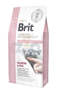 Brit gf veterinary diets cat Hypoallergenic 5kg / Opakowanie uszkodzone (80,536) !!!