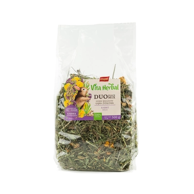 VITAPOL Vita Herbal Duo Snack - łąka ziołowa dla królika 500g