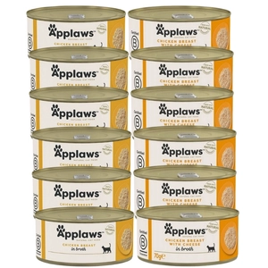 Applaws Cat Mix Kurczak 12x70g PUSZKA