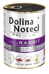 Dolina Noteci Premium Królik z żurawiną 400g