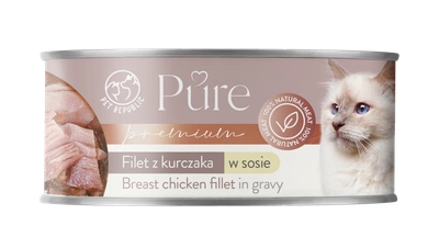 PetRepublic Pure filet z kurczaka w sosie 80g