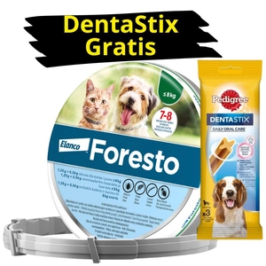 ELANCO Foresto Obroża dla kotów i psów poniżej 8kg