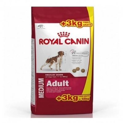 ROYAL CANIN Medium Adult 15kg + 3kg