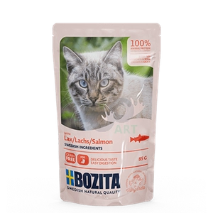 BOZITA Kawałki w sosie z łososiem (saszetka) 85g