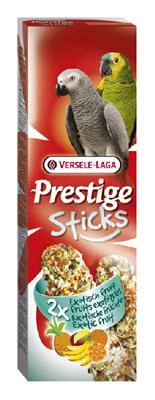 VERSELE LAGA Prestige Sticks Parrots Exotic Fruit 140g - kolby z owocami egzotycznymi dla dużych papug