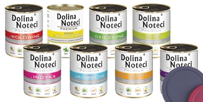 Dolina Noteci Premium Mix 30x800g bez ryb + 3 pokrywki na puszki