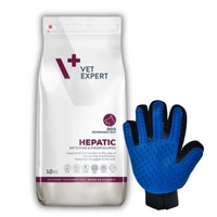 VETEXPERT Hepatic Dog 12kg + Rękawica do czesania GRATIS!