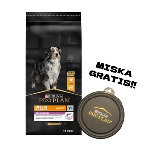 PRO PLAN Age Defence Adult Karma dla psów bogata w kurczaka 14kg - Miska GRATIS!!