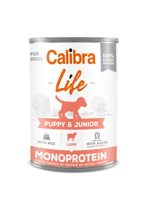 CALIBRA Dog Life Puppy & Junior Lamb with rice 400g