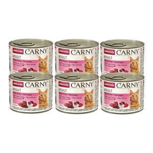ANIMONDA Cat Carny Adult smak: indyk i krewetki 6 x 200g