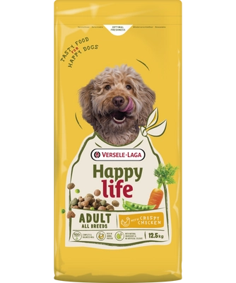 VERSELE-LAGA Happy Life Adult with Chicken 12,5kg - karma dla dorosłych psów z kurczakiem