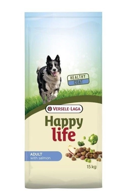 VERSELE-LAGA Happy Life Adult Salmon 15kg/Opakowanie uszkodzone (6454,6831) !!!