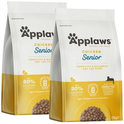 Applaws Senior Chicken Sucha Karma dla seniora 2x7,5kg
