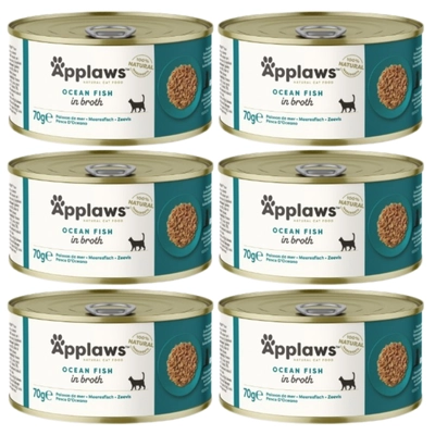 Applaws Cat Ryby oceaniczne 6x70g PUSZKA