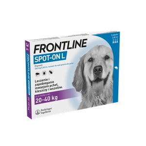 Frontline Spot On Pies L 20-40 kg trójpak L 3x2,68 ml